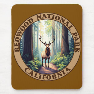 Redwood National Park California Mousepad