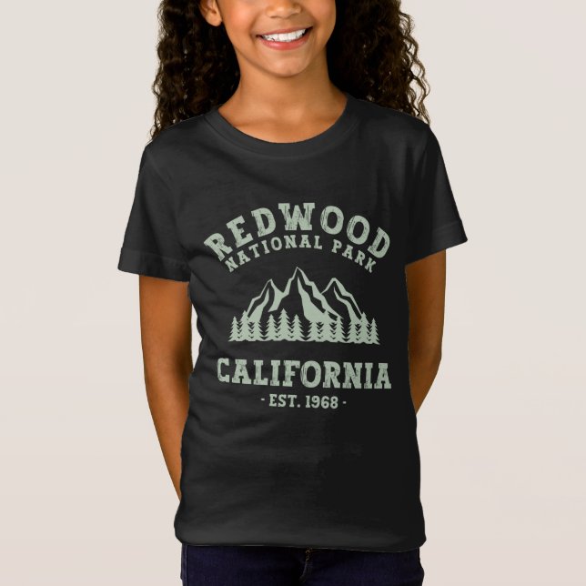 Redwood National Park California T-Shirt (Vorderseite)