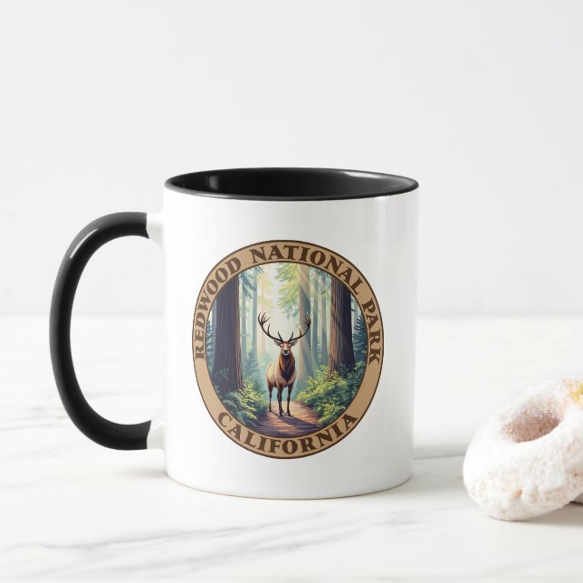 Redwood National Park California Tasse (Mit Donut)