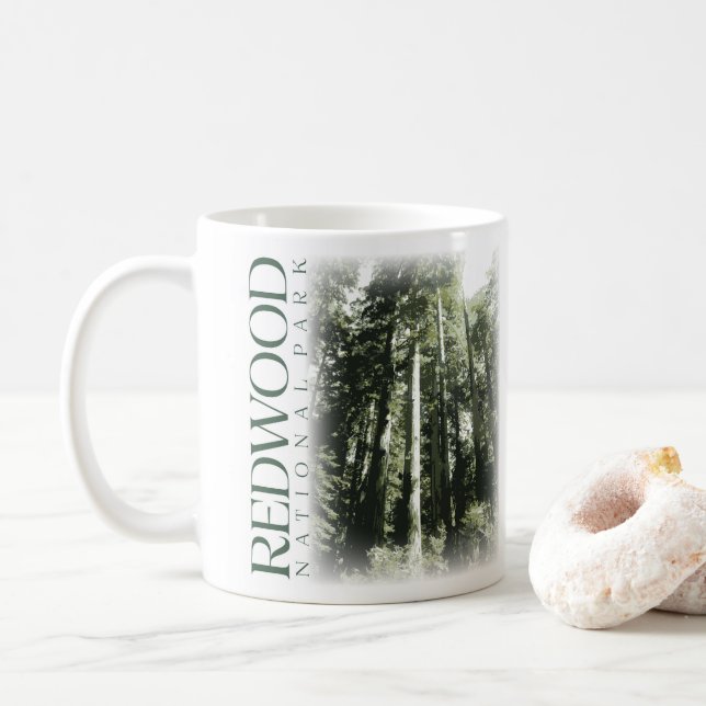 Redwood National Park Coffee Tasse (Mit Donut)