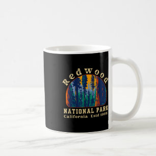 Redwood National Park Kalifornien Retro Vintage Ca Kaffeetasse