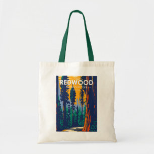 Redwood National Park Kalifornien Vintage  Tragetasche