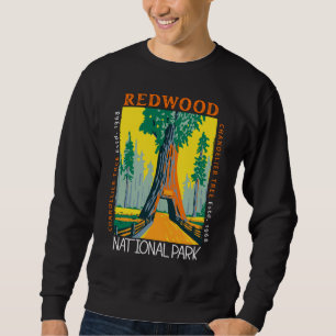 Redwood National Park Khandelier Tree erschüttert Sweatshirt
