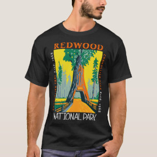 Redwood National Park Khandelier Tree gestört V T-Shirt