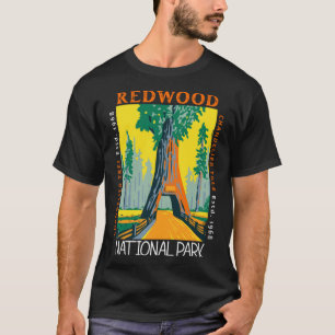 Redwood National Park Khandelier Tree gestört V T-Shirt