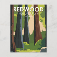 Redwood National Park Minimal Vintag