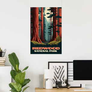 Redwood National Park Poster