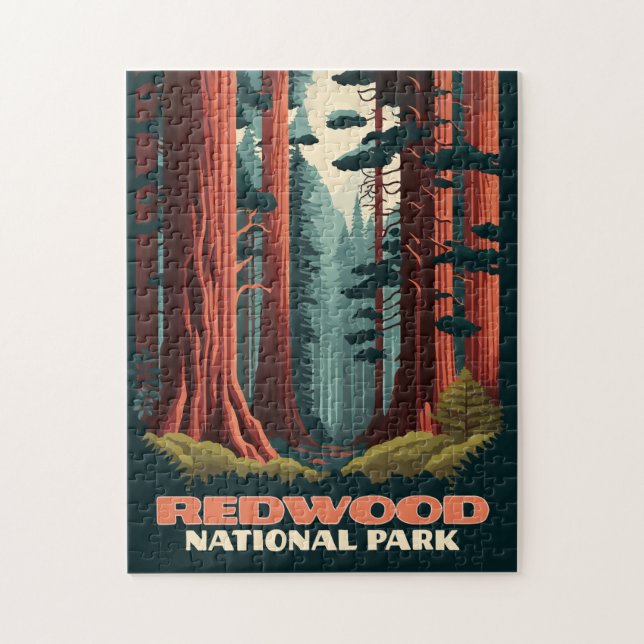 Redwood National Park Puzzle (Vertikal)