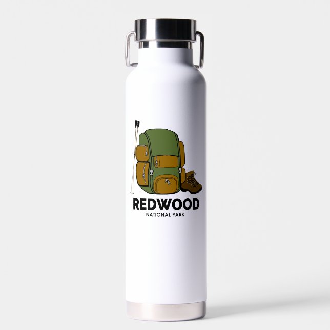 Redwood National Park Rucksack Trinkflasche (Vorne)
