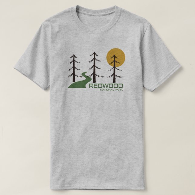 Redwood National Park Trail T-Shirt (Design vorne)