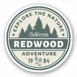 Redwood National Park Travel Sticker