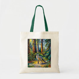Redwood National Park Van Gogh Forest Fox Custom Tragetasche