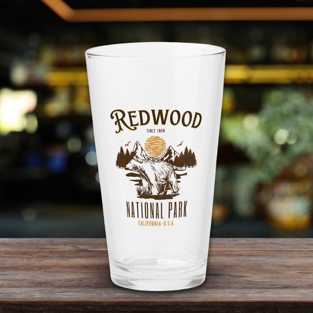 Redwood National Park Vinateg Landscape Glas (Von Creator hochgeladen)