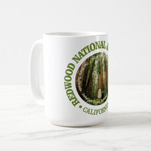 Redwood National & Staat Parks (NP2) Kaffeetasse (Vorderseite Links)