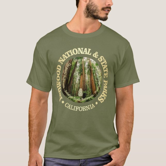 Redwood National & Staat Parks (NP2) T-Shirt (Vorderseite)