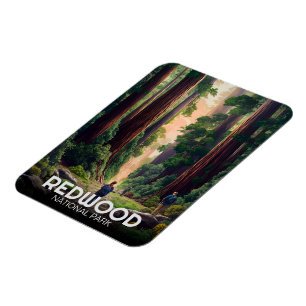 Redwood National State Park, Küstenkalifornien  Magnet