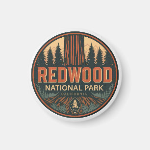 Redwood National State Park, Küstenkalifornien Magnet