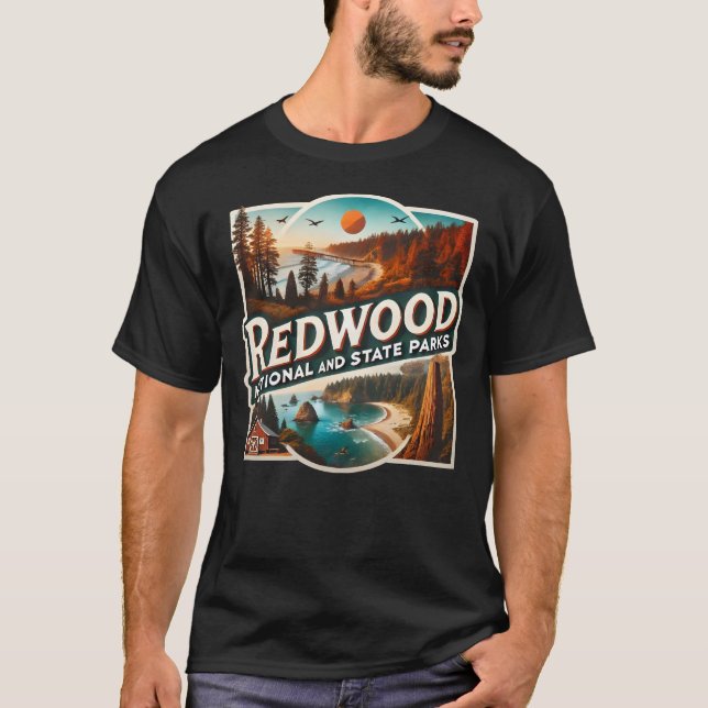 Redwood National und Staat Parks T-Shirt (Vorderseite)