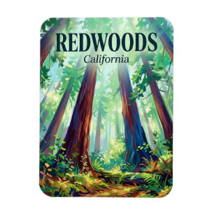 Redwood-National- und Staatsparks Kalifornien Magnet