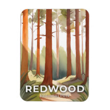 Redwood-Nationalpark | Aquarell-Reise Kunst