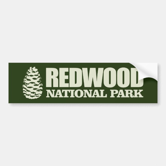 Redwood-Nationalpark Autoaufkleber (Vorne)
