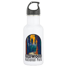 Redwood Nationalpark California Vintag Edelstahlflasche
