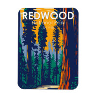 Redwood Nationalpark California Vintag