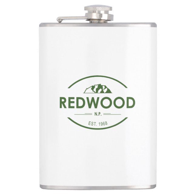 Redwood-Nationalpark Flachmann (Vorderseite)