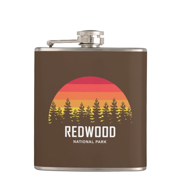 Redwood-Nationalpark Flachmann (Vorderseite)