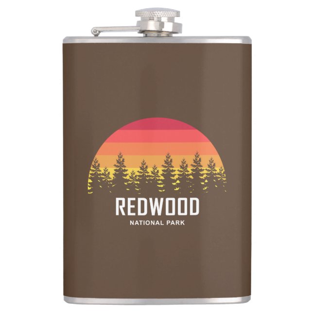 Redwood-Nationalpark Flachmann (Vorderseite)