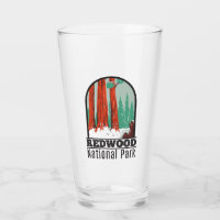 Redwood-Nationalpark im Winter California Vintag