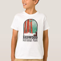 Redwood-Nationalpark im Winter California Vintag