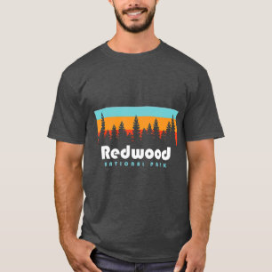 Redwood Nationalpark Kalifornien Retro Vintage T-Shirt