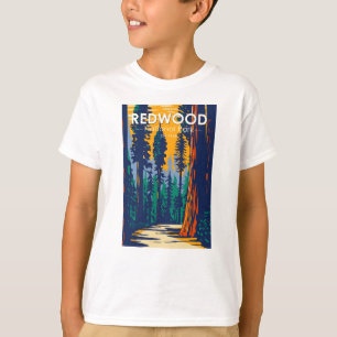 Redwood Nationalpark Kalifornien Vintage T-Shirt