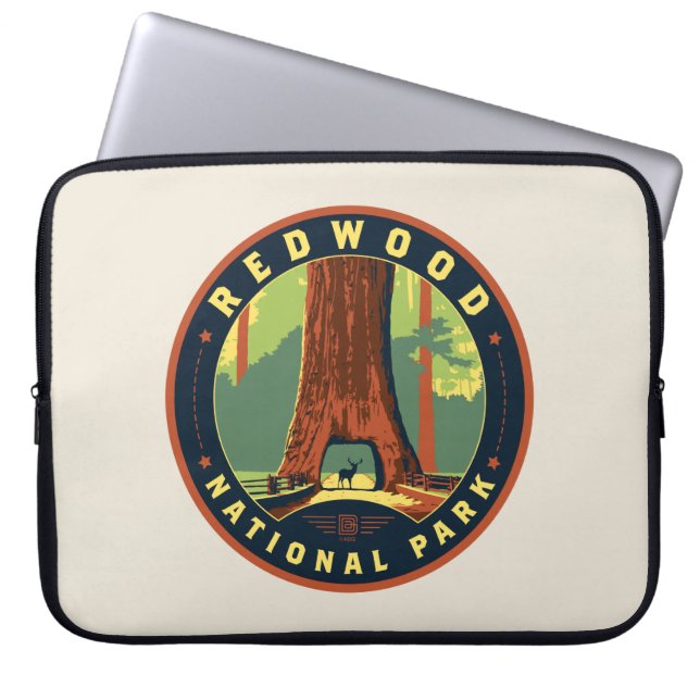 Redwood-Nationalpark Laptopschutzhülle (Vorderseite)