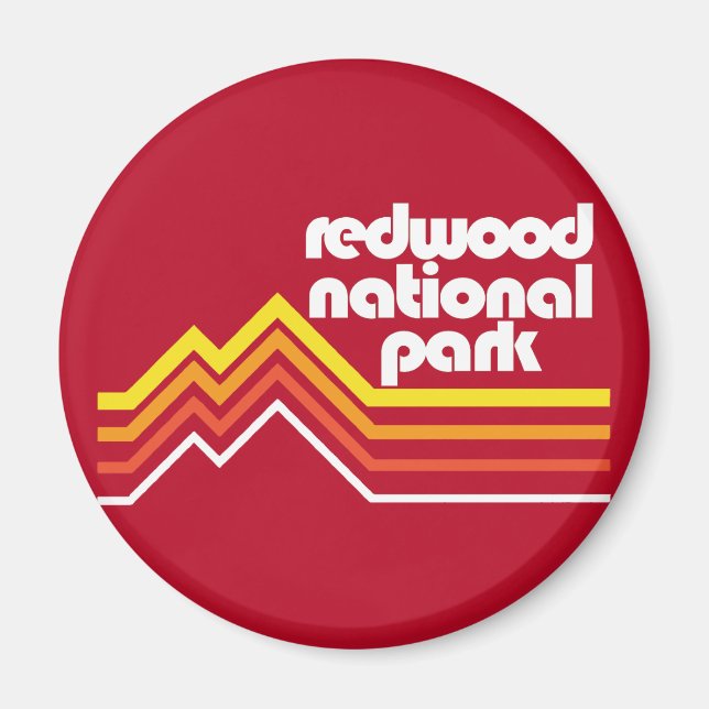Redwood-Nationalpark Magnet (Vorne)