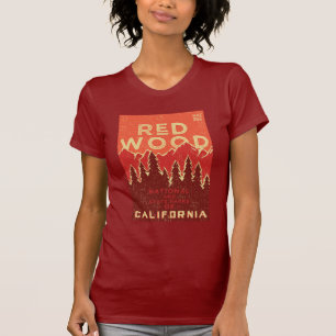 Redwood-Nationalpark Vintage Poster T-Shirt