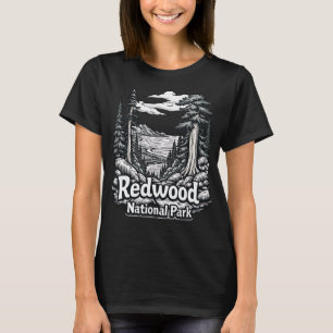 Redwood-Nationalpark Vintage Wald Küsten Wilde T-Shirt