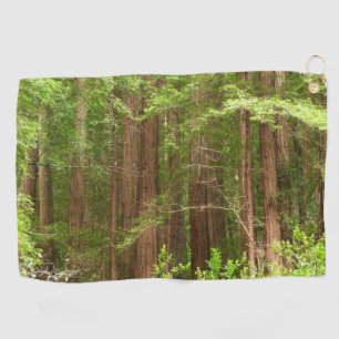 Redwood Trees at Muir Woods National Monument Golfhandtuch