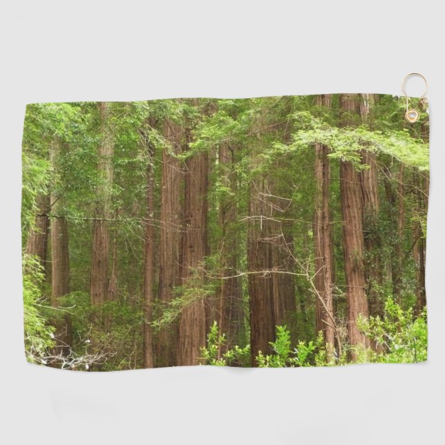 Redwood Trees at Muir Woods National Monument Golfhandtuch (Horizontal)
