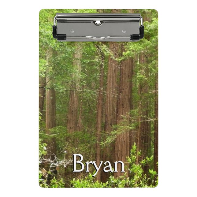 Redwood Trees at Muir Woods National Monument Mini Klemmbrett (Vorderseite)