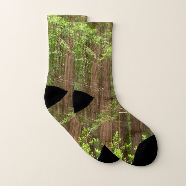Redwood Trees at Muir Woods National Monument Socken (Paar)