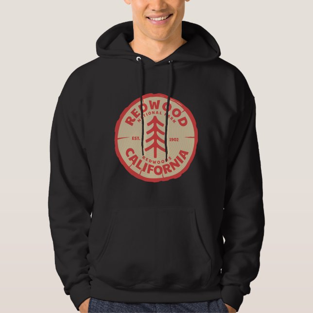 Redwood Trees in the National Forest Hoodie (Vorderseite)