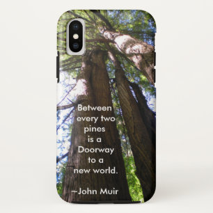 Redwood Trees mit Muir Quote Case-Mate iPhone Hülle