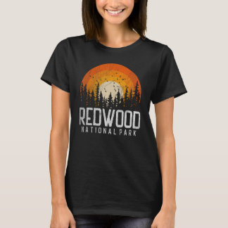 Redwood US National Park Vintag Retro T-Shirt