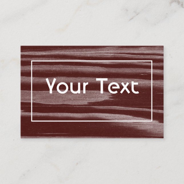 Redwood Visitenkarte (Vorderseite)