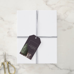 Redwoods & Bark, rustikale Gastgeschenk Hochzeit Geschenkanhänger