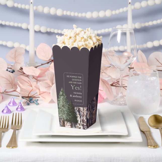 Redwoods & Bark, Rustikale Hochzeit Geschenkschachtel (Hochzeit)