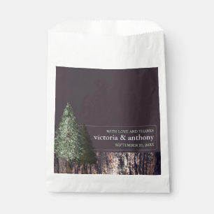 Redwoods & Bark, Rustikale Hochzeit Geschenktütchen