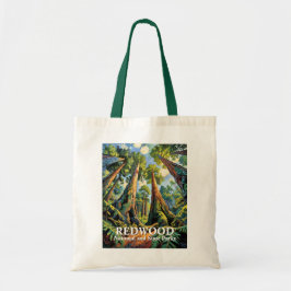 Redwoods National Park California Van Gogh Custom Tragetasche